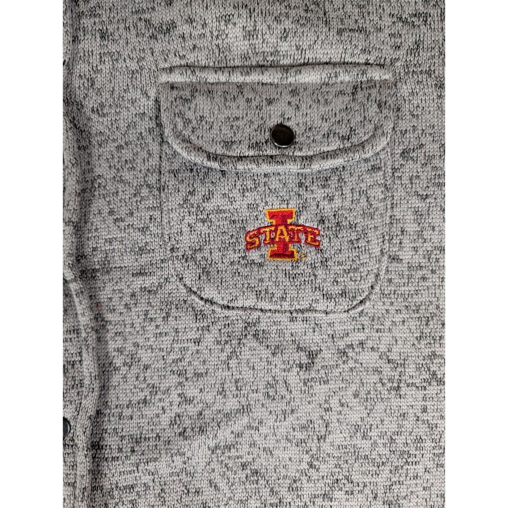 Iowa State Rivalry Threads NCAA Shirt Jacket Button Up Men's Large - Picture 6 of 11
